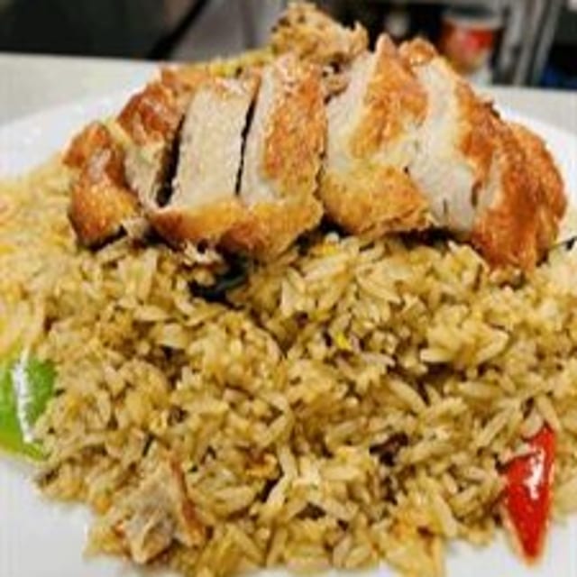Duck Basil Fried Rice.