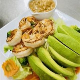 Peanut Sauce Avocados Prawns Special