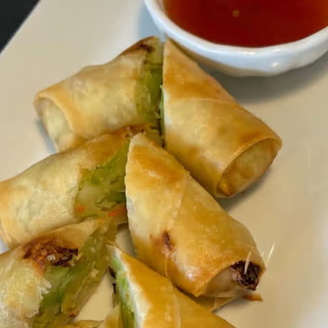 Fried Veggies Rolls.