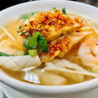 Seafood Noodles Soup