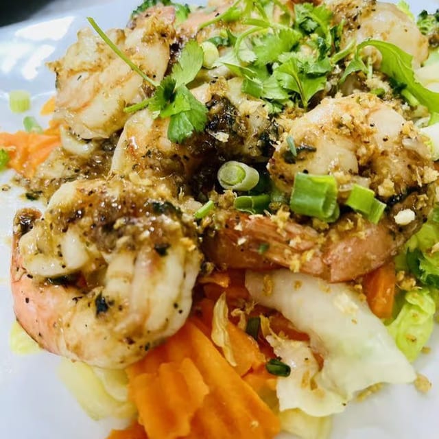 Prawns Garlic & Peppered.
