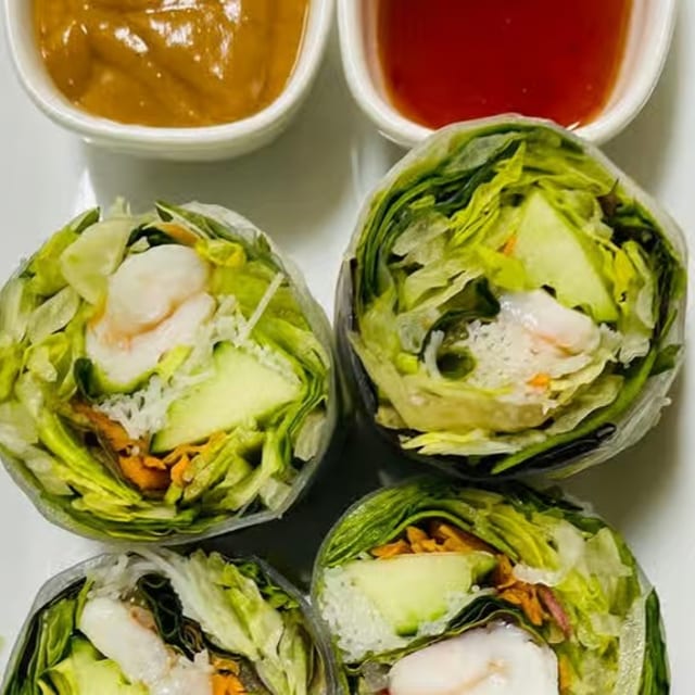 Salad Rolls.